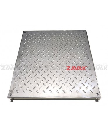 [ZAVAK] Nắp bể âm sàn MHT-50 (bề mặt sần inox 304)